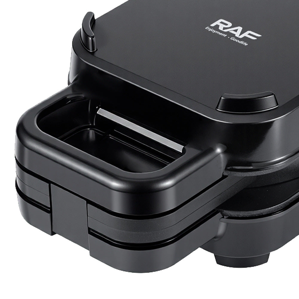 RAF European Standard Sandwich Maker Panini Maker Anti-Stick Coating Waffle Maker Muffin Maker Baking Machine2503