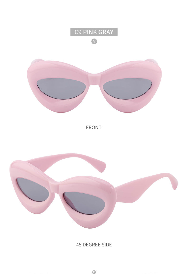 European and American Style Lip Sunglasses for Women Fashionable Party Quirky Personality Sunglasses Women's Glasses Wholesale Street Style Sun Protection