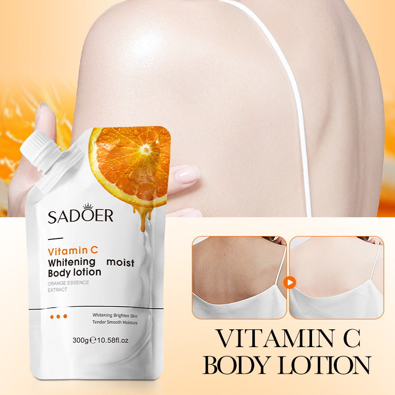 SADOER Vitamin C Whitening and Moisturizing Body Lotion Whitening, hydrating, and moisturizing cross-border foreign trade wholesale