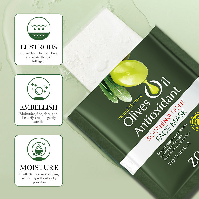 Olive Oil Mask25g ZOZU Hydrating Moisturizing Tablets for Cross-Border Wholesale