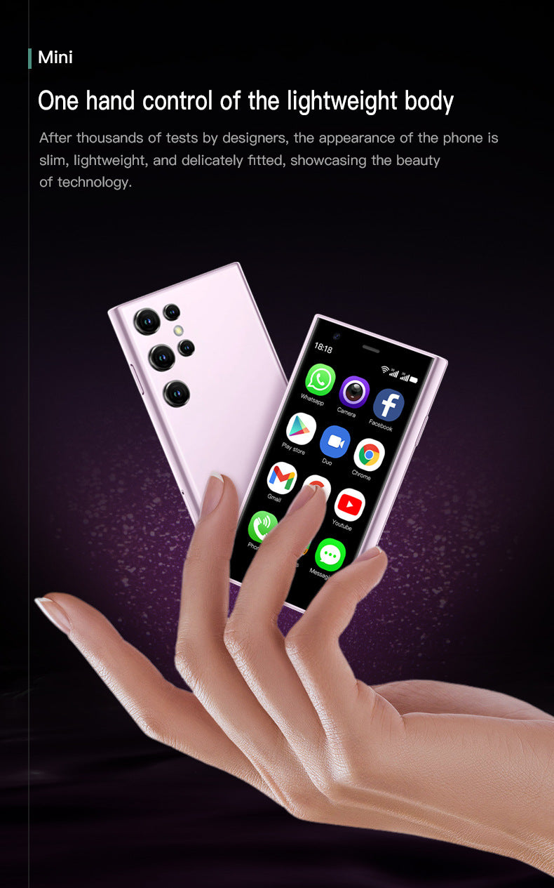 S23Pro Mini Smartphone2+16All-Network Dual-SIM Dual-Standby Android mini Mobile Phone(Popular)