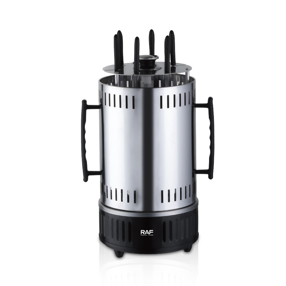 RAF European Standard BBQ Grill Skewer Machine Household Multifunctional Grilling and Frying Integrated Smokeless Charcoal Grill R8612