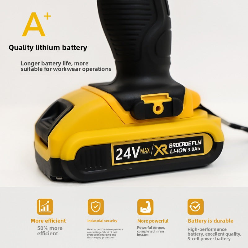 Factory direct sales48Hourly Delivery DW10mm Lithium Electric Hand Drill Set Multifunctional Lithium Electric Hand Drill