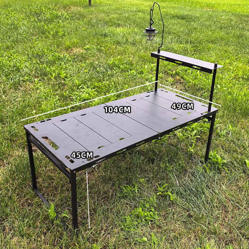 Camping Table Two Units IGT Hydraulic Rod Tactical Table Folding Tea Table Multifunctional Detachable Barbecue Table Outdoor