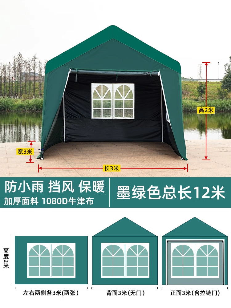 Camping Internet Celebrity Market Stall Tent Cover Thickened Windproof Rainproof Coldproof Outdoor Windproof Cloth Distribution and Dropshipping