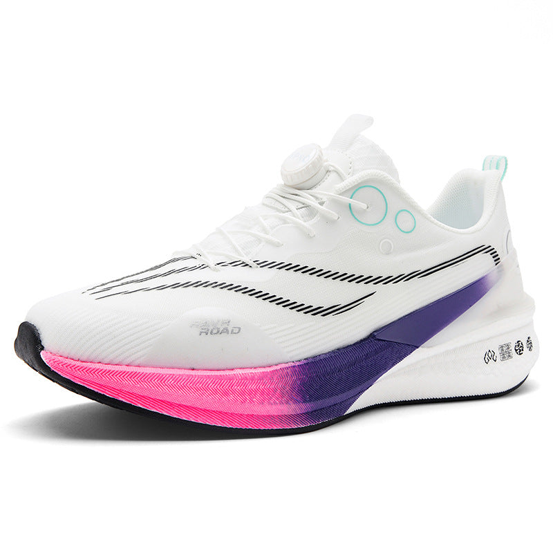 Red Rabbit8PRO Full-length Carbon Plate Men's and Women's Youth Racing Breathable Mesh Running Shoes Rotating Buckle Shock-absorbing Sports Shoes