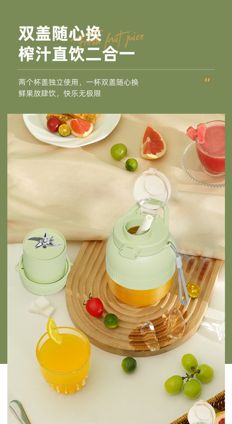 New Portable Small Electric Juicer Cup Multi-Functional Household Juice Maker Ton Ton Bucket Original Juice Machine