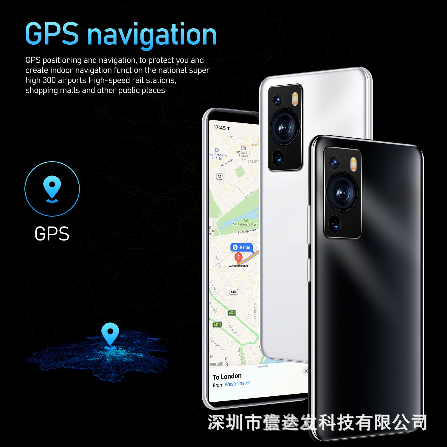 P60pro(1+8G)New Hot6.8Inch5G All-in-one smartphone factory stock