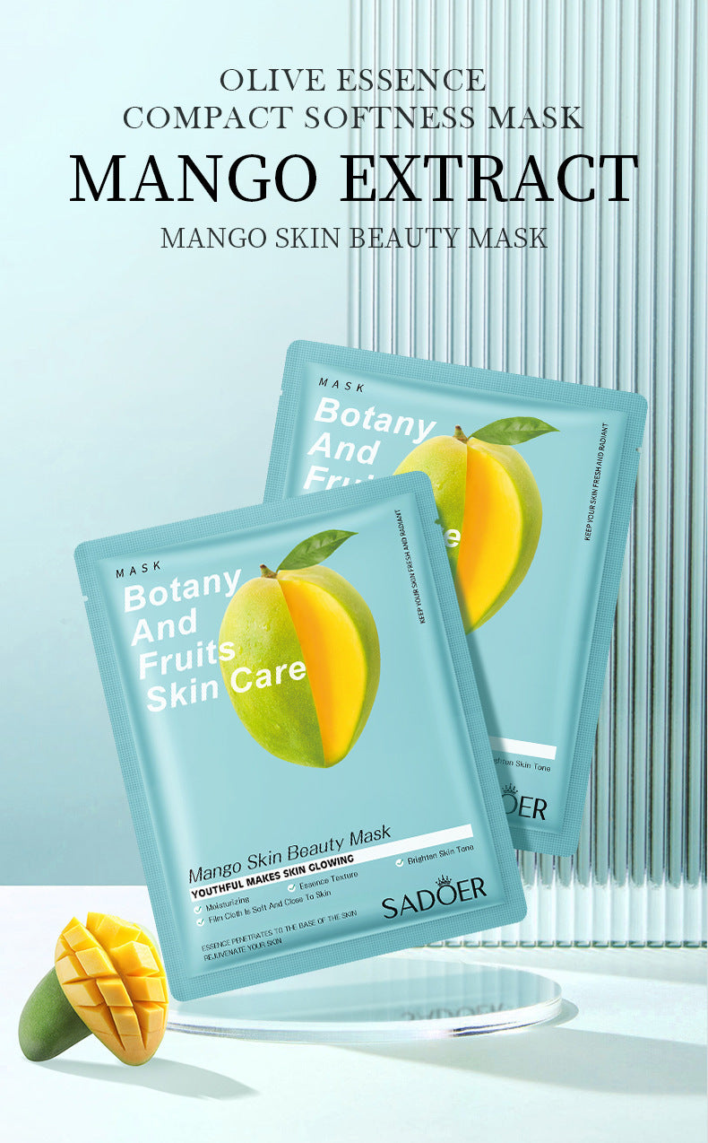 Fruit Mask SADOER Avocado Rose Hydrating Moisturizing Tablets Cross-border Foreign Trade Skincare Wholesale