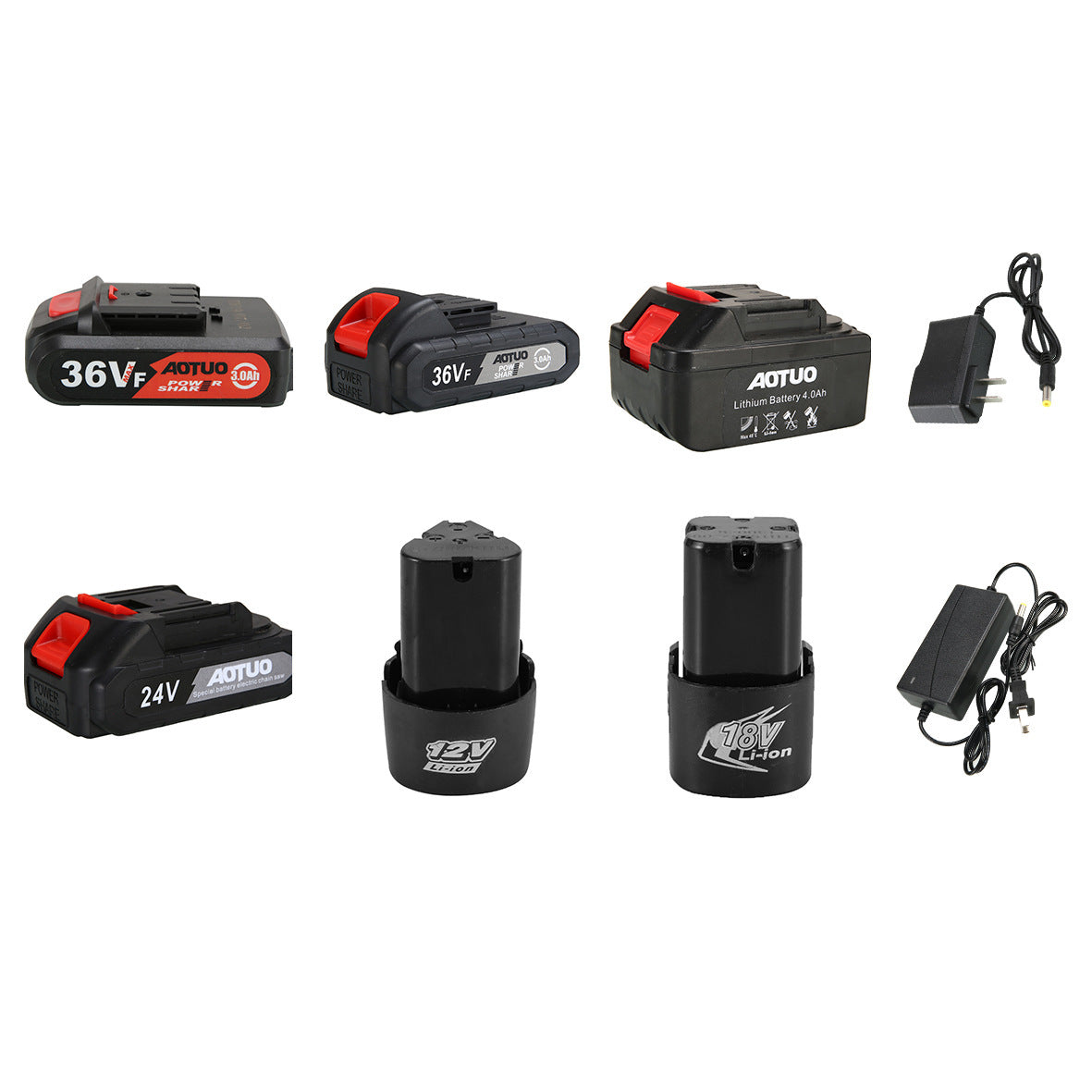 Wholesale Sales36V24V12v Lithium Battery Rechargeable Battery Pack Power Tool Accessories Hand Drill Battery Pack