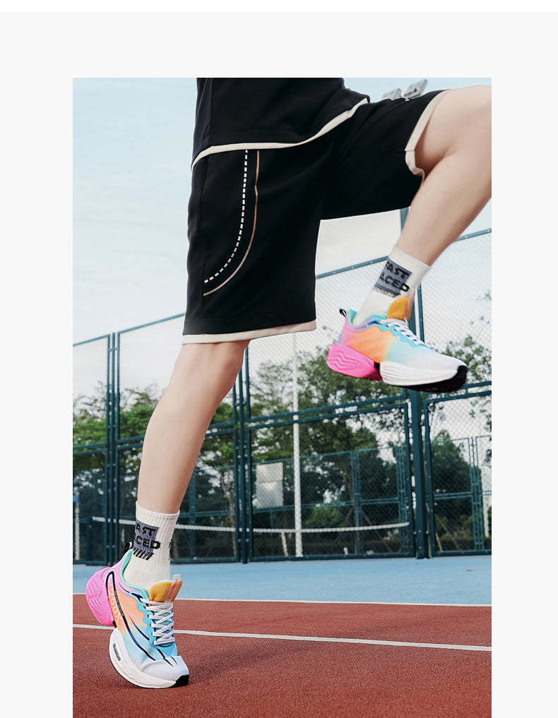 2025New Carbon Plate Anti-Slip Soft Sole Sports Shoes Dropshipping Couple Mesh Breathable Racing Running Shoes