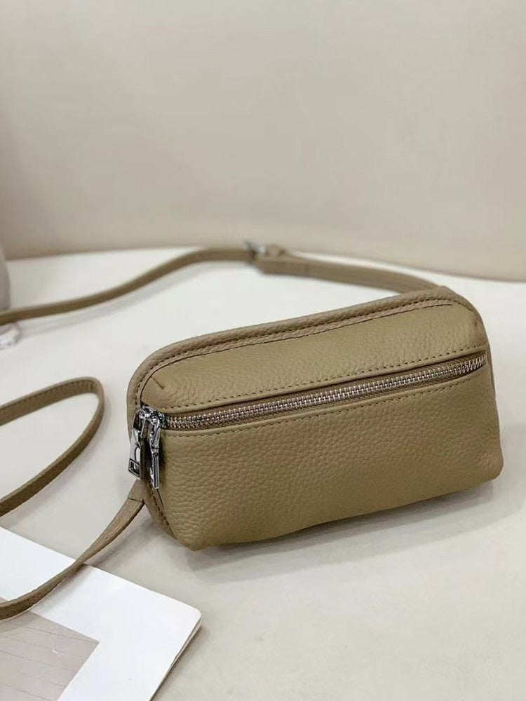 Compact and Exquisite Phone Bag for Women2025New Lightweight Simple Chest Bag Fashionable Portable Mini Crossbody Bag Small Bag