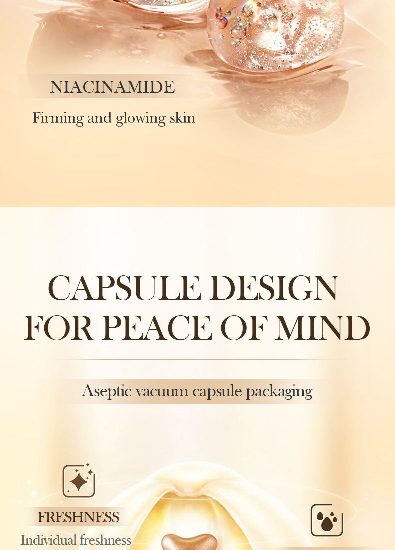 Full English Capsule Essential Oil SADOER Snail Essence Milk Moisturizing and Rejuvenating Cream  Foreign Trade Wholesale