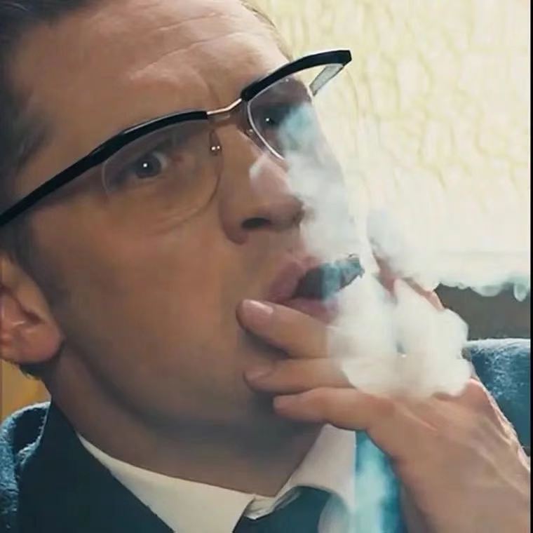 Tom Hardy's Legend of the Underground Half-Frame Glasses Frame High-End Blue Light Blocking Optical Glasses Internet Celebrity Style