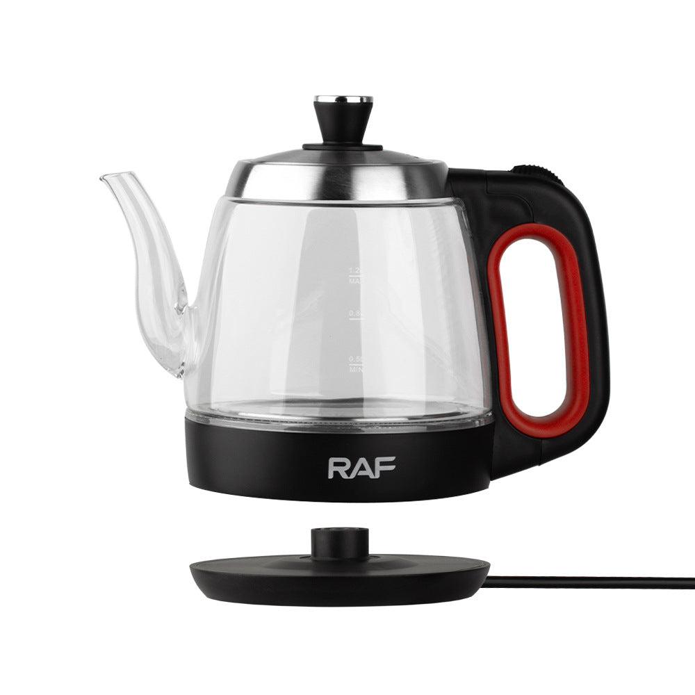 European Standard High Borosilicate Glass Blue Light Electric Kettle Household Health Kettle Automatic Power-off Anti-dry Boiling Kettle 1.2L