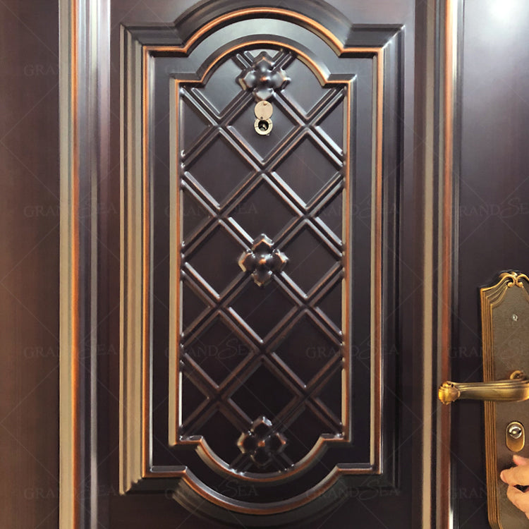 Customized Home Front Exterior Main Entry Steel Security Doors for House