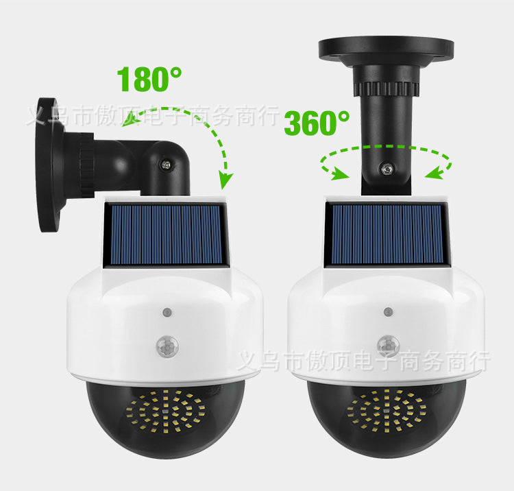 Simulated Surveillance Light Solar Garden Light Fake Camera Street Light Human Body Sensor Wall Light Split-Type Garden Light