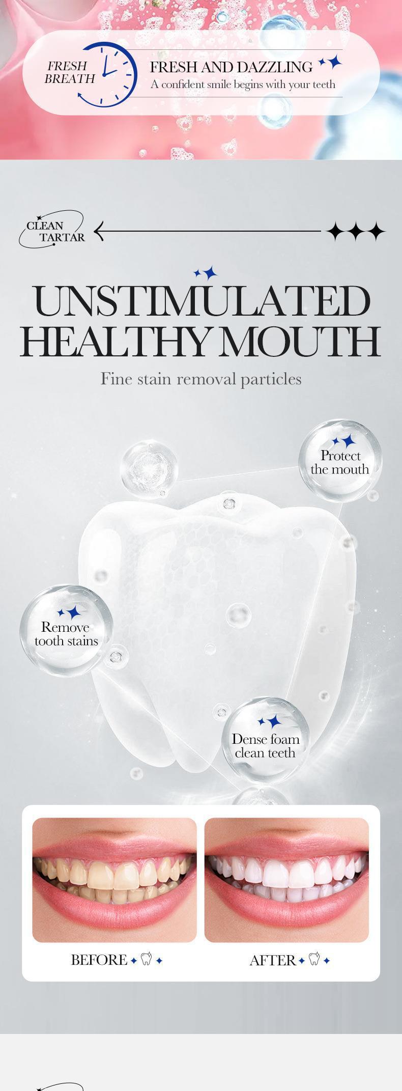 Foreign Trade  BIOAOUA Baking Soda Gum Care Toothpaste Clean the Mouth and Freshen Breath Genuine Toothpaste Wholesale