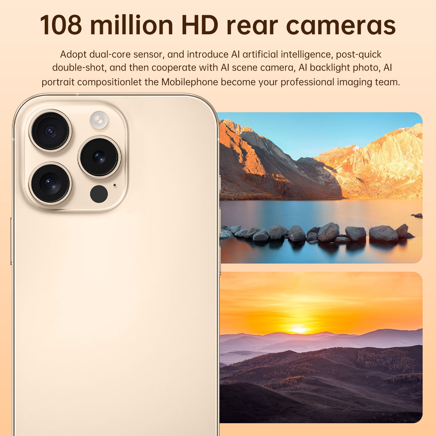 Hot-Selling Android Phone i16Pro Max Smartphone7.3Inch16+1T Factory Direct Sales of Mobile Phones