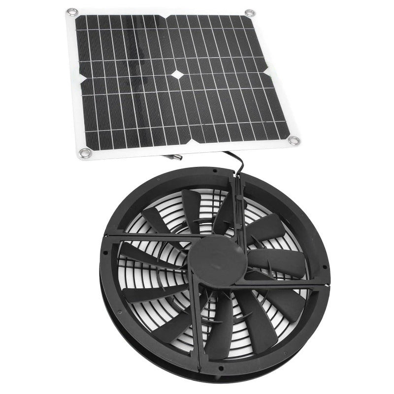 Factory Direct Solar Panel Kit Exhaust Fan Solar Photovoltaic Panel Suitable for Outdoor Chicken Coops Greenhouses Warehouses