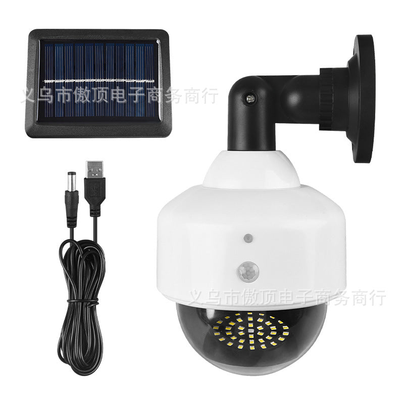 Simulated Surveillance Light Solar Garden Light Fake Camera Street Light Human Body Sensor Wall Light Split-Type Garden Light