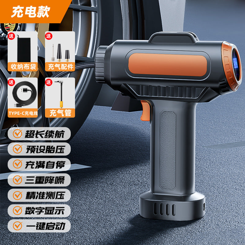Wireless Car Air Pump Multi-Function Electric Air Pump Car Tire High Voltage High Power Portable Air Pump