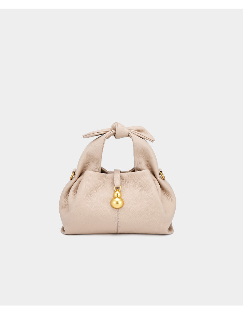 European and American Niche Cloud Dumpling Bag Single Shoulder Crossbody Niche Light Luxury Fashion Design New Single Shoulder Crossbody Genuine Leather Bag
