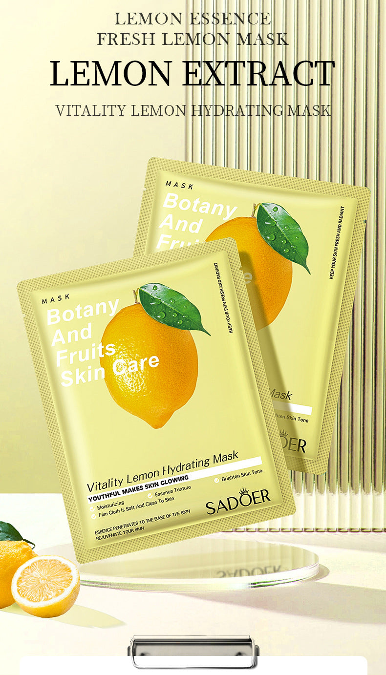 Fruit Mask SADOER Avocado Rose Hydrating Moisturizing Tablets Cross-border Foreign Trade Skincare Wholesale