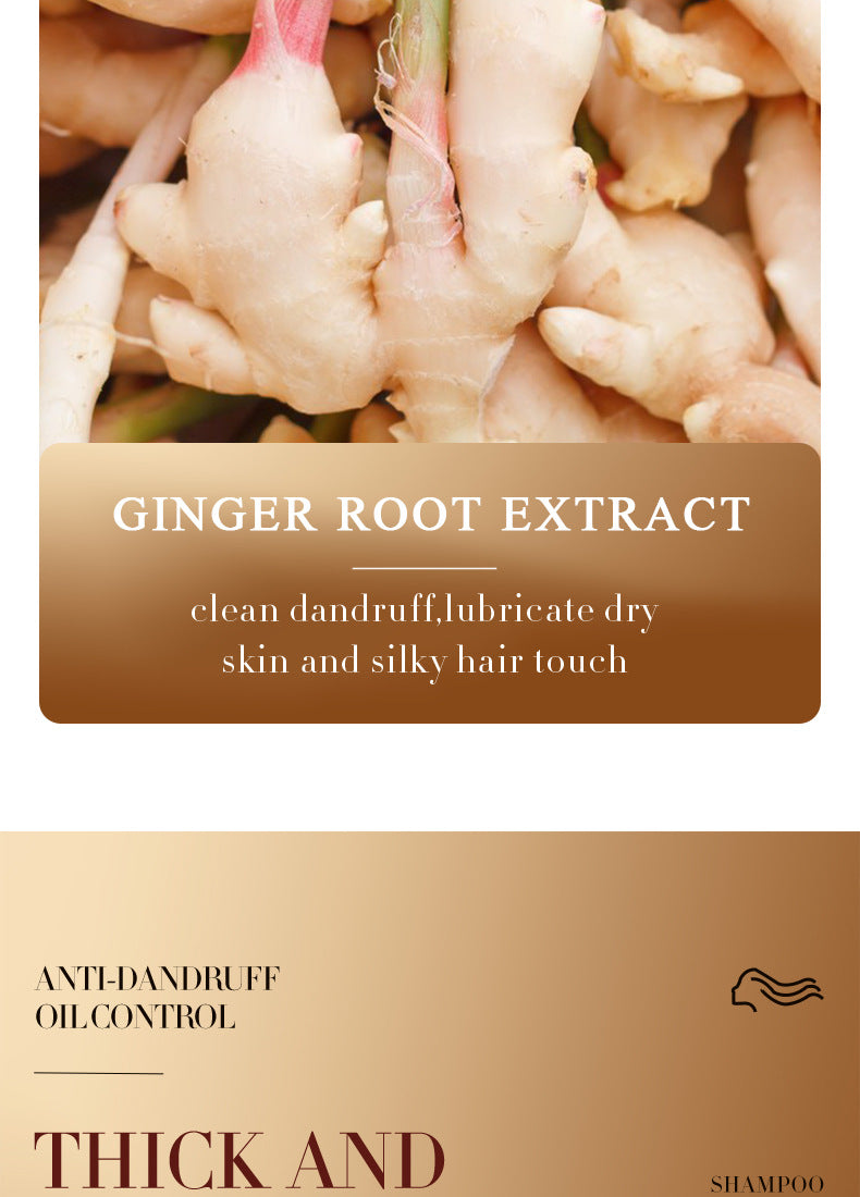Ginger Shampoo Sachet SADOER Moisturizing, Smooth, Deep Cleansing, Portable Pack, Cross-Border Foreign Trade Wholesale