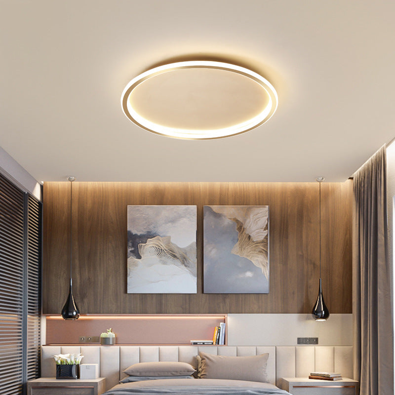 Master Bedroom Light Simple Modern Creative Round New Style Living Room Ceiling Light Nordic Personality Warm Romantic Room Light