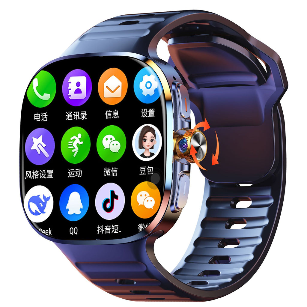 M99Smart Watch5G SIM Card Global Comm Google Store APP Download2.14inch Full Screen Touch Dual System