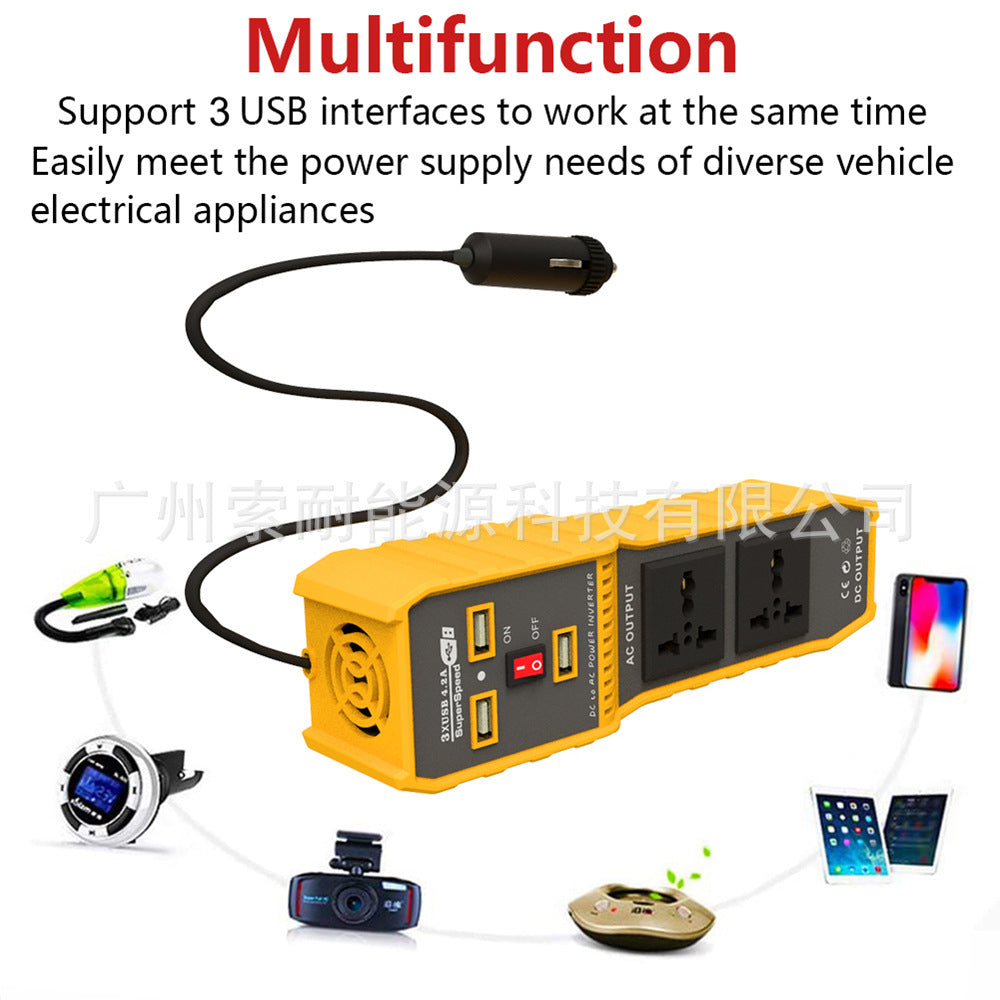 Factory Customization to Figure/Supplied materials/Custom Processing of Samples Vehicle Inverter200W 12V Turn110V220V