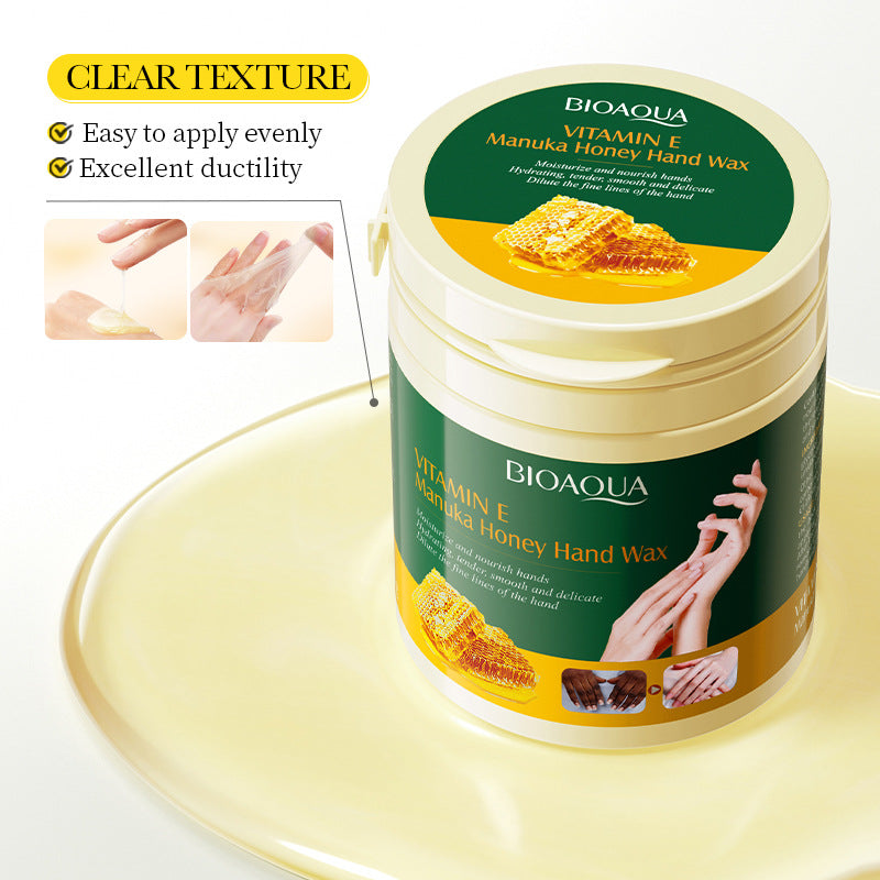 Honey Hand Wax170gBIOAOUA Vitamin E Moisturizing and Nourishing Hand Care Cross-Border Wholesale