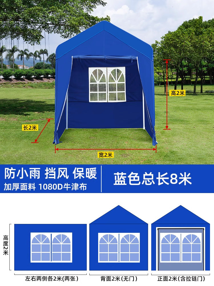 Camping Internet Celebrity Market Stall Tent Cover Thickened Windproof Rainproof Coldproof Outdoor Windproof Cloth Distribution and Dropshipping