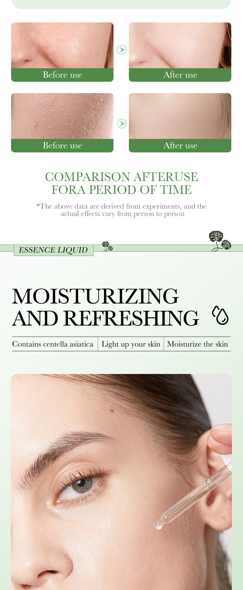 Centella Asiatica Essence30ml BIOAOUA Moisturizing and Hydrating Wholesale for Cross-Border Trade