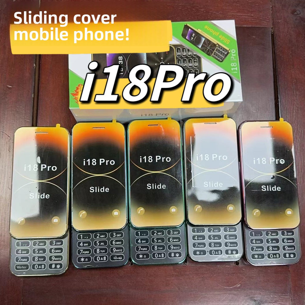 Slide Function Phone Flip Elderly Button Phone Pocket Women's Personalized Phone Backup Phone