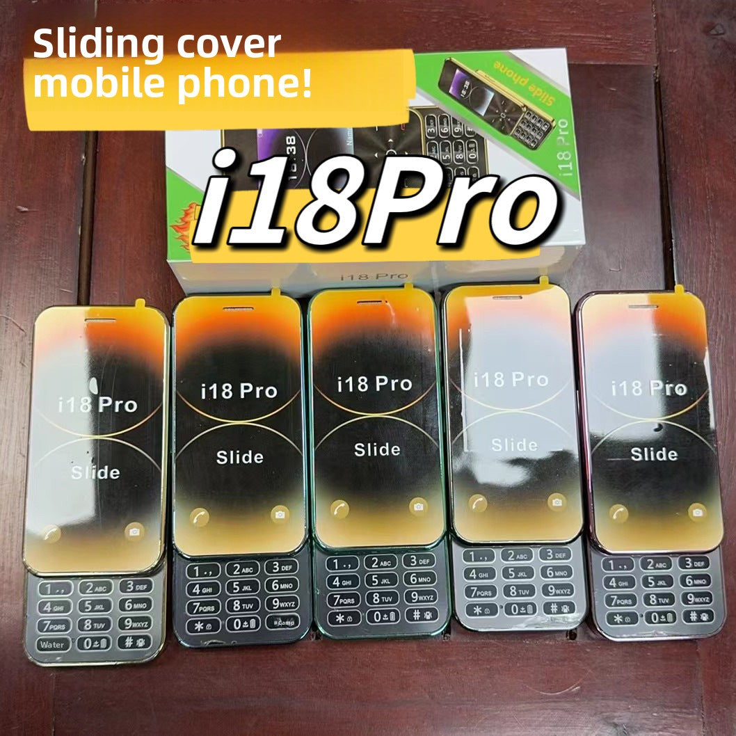 Slide Function Phone Flip Elderly Button Phone Pocket Women's Personalized Phone Backup Phone