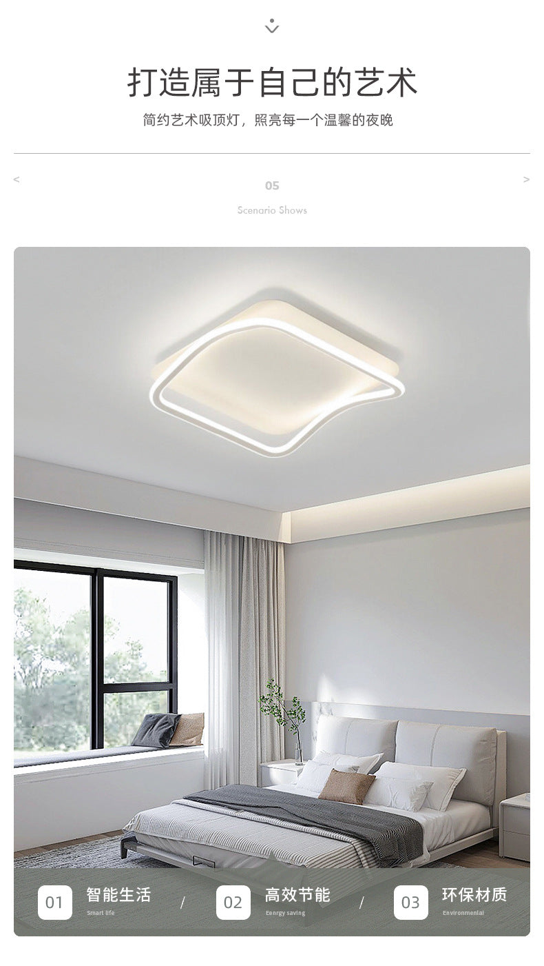 2025New master bedroom ceiling lamp modern simple cozy romantic led Living Room Lamp Creative Dining Room Room Bedroom