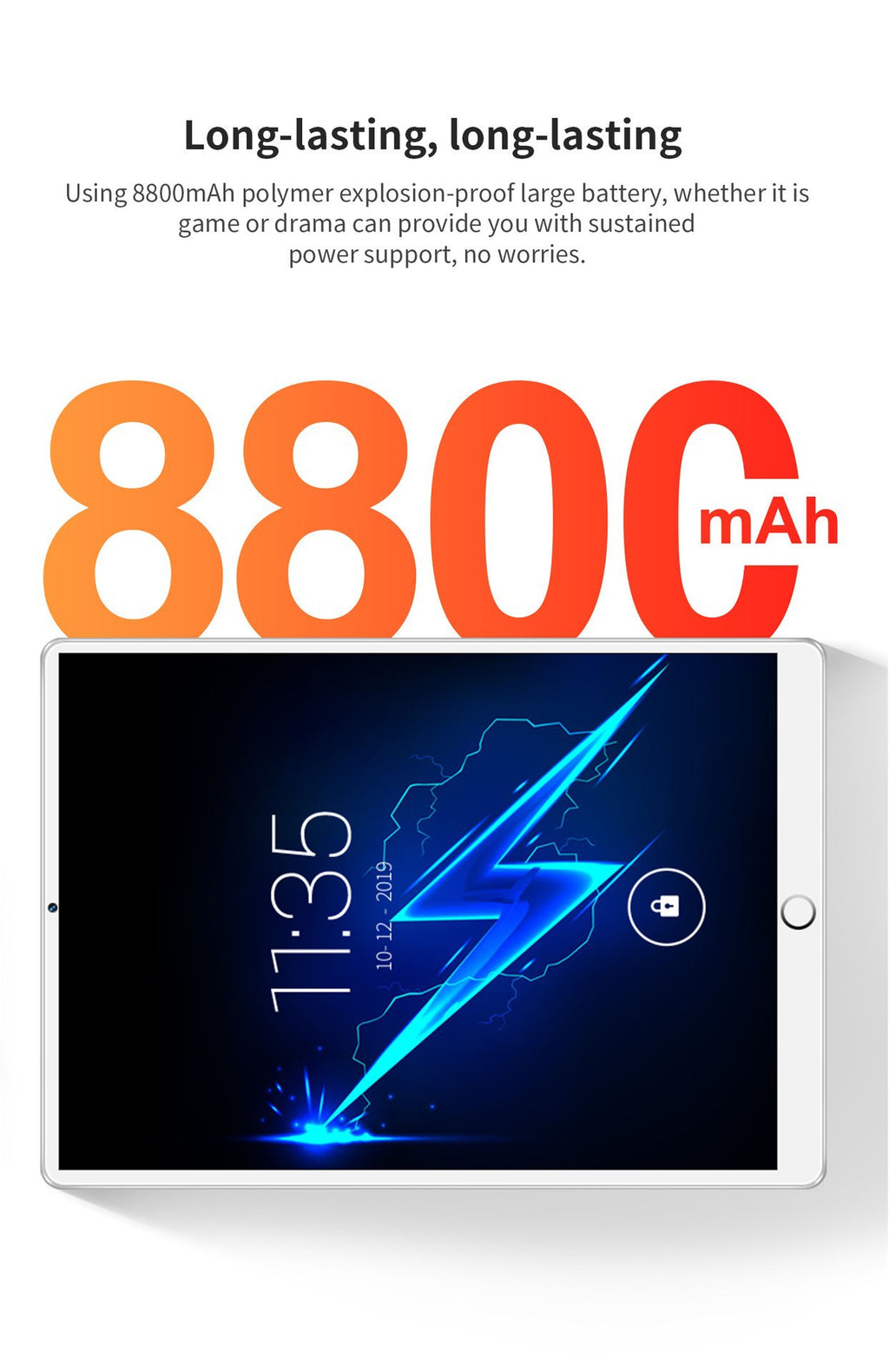 S2New Tablet HD Screen Android pad 2-in-1 Learning Gaming Office Tablet10.1Inch