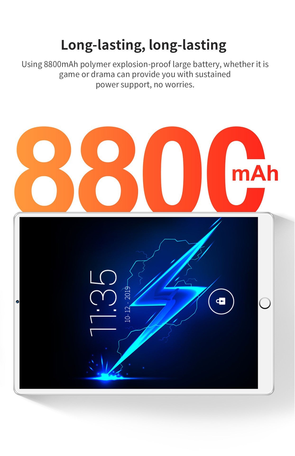 S2New Tablet HD Screen Android pad 2-in-1 Learning Gaming Office Tablet10.1Inch