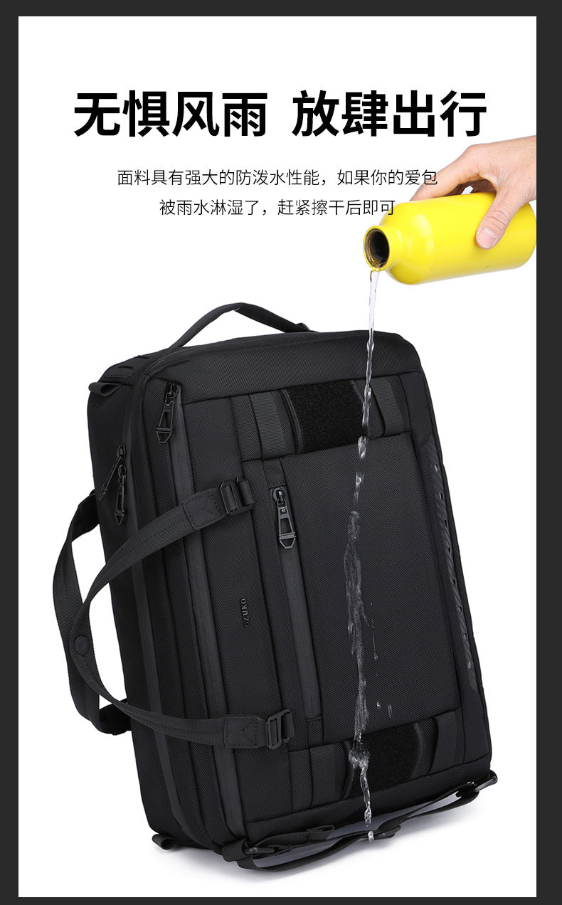 Business Computer Backpack Men's Multifunctional Large Capacity Waterproof Commuting Backpack Shoulder Portable Computer Bag