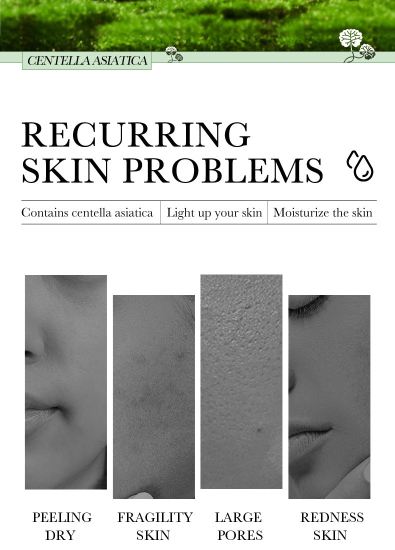 BIOAOUA Centella asiatica soothing and repairing six-piece set Moisturizing skin care product set  wholesale