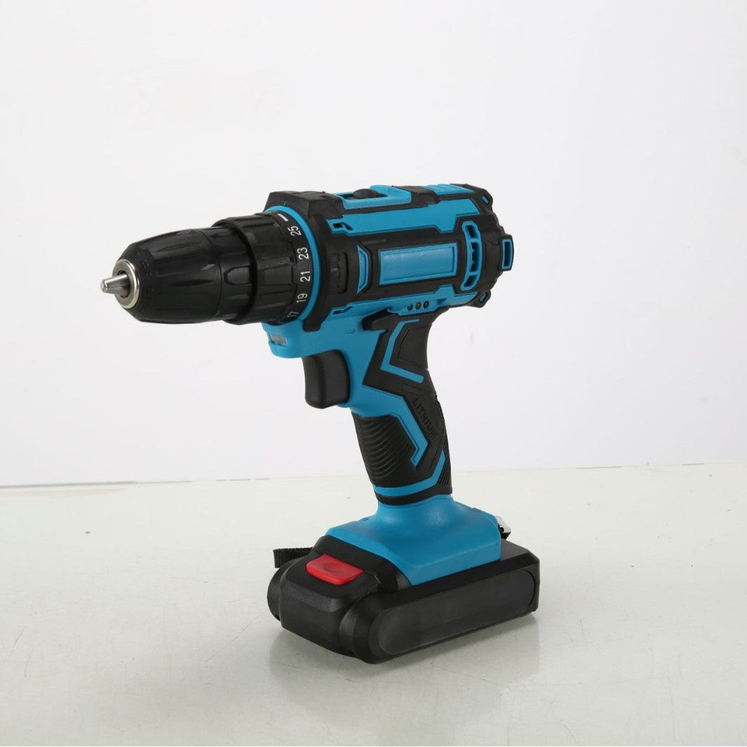Manufacturer wholesale household rechargeable electric drill hand drill Lithium Battery Dual-Speed Pistol Drill Electric Hand Drill Cordless Lithium Drill