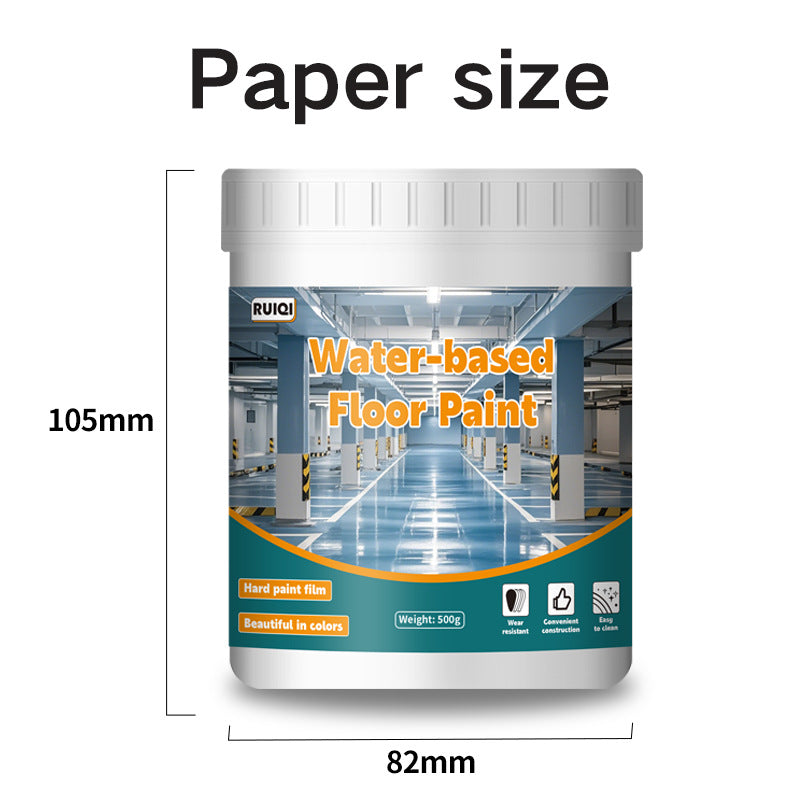 Water-based Floor Paint Wear-resistant Anti-slip Parking Lot Workshop Household Floor Paint Cement Floor Renovation Color-changing Paint