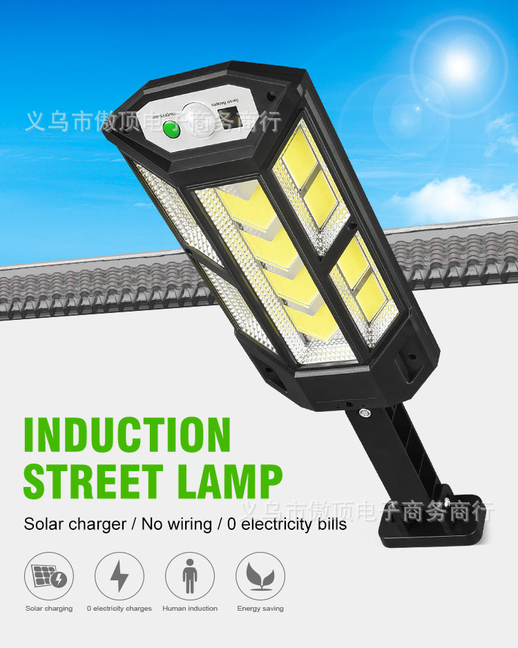 Step into the New Solar Light Outdoor Motion Sensor Light Waterproof Garden Light with Remote Control Garage Light LED Street Lamp