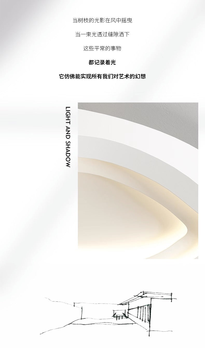 Lamp in the living room LED Creative Internet Celebrity New Style Lighting Modern Minimalist Bedroom Lamp2025Full Spectrum Eye Protection Ceiling Light