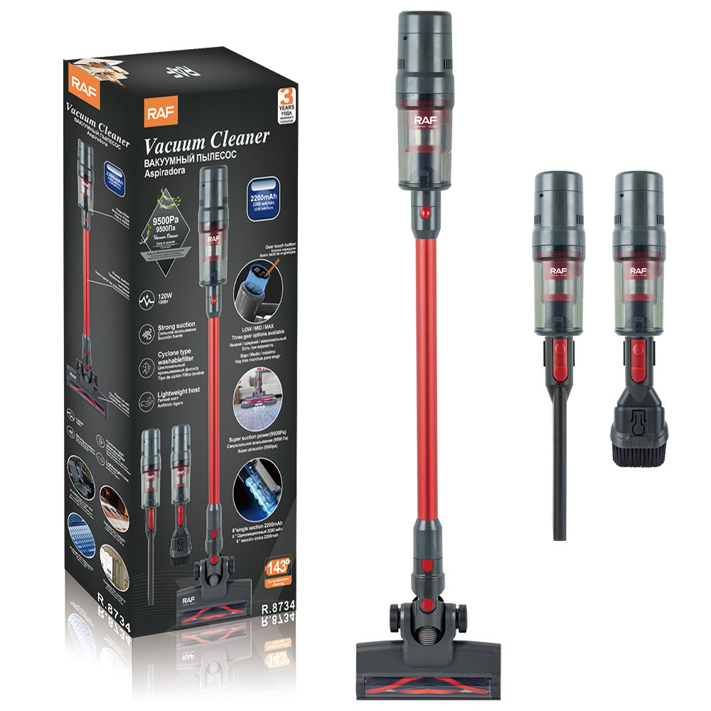 RAF EU Standard Corded Vacuum Cleaner for Home Use, Handheld High Power Car Vacuum, Portable 3-in-1 R8734