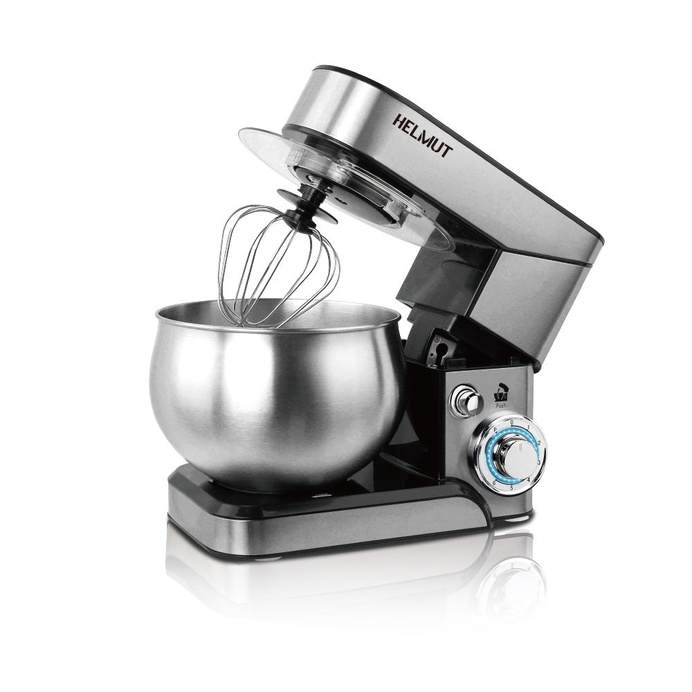 European Style New Household Fully Automatic Chef Machine Mixer Small Desktop Stainless Steel Dough Mixer Egg Beater5.8L