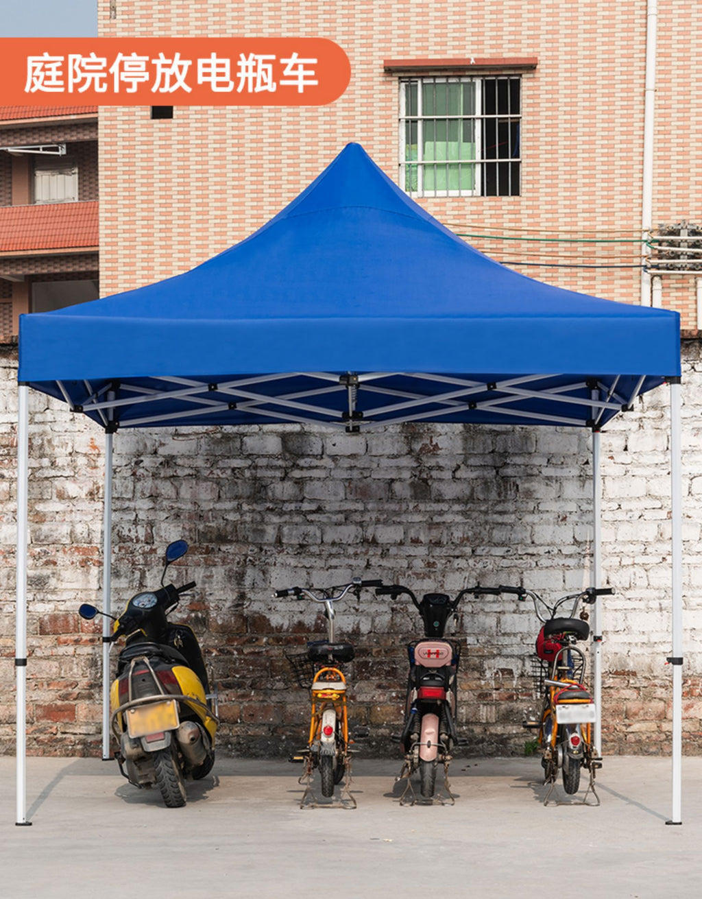 Four-corner Rainproof Tent Four-legged Thickened Advertising Canopy Large Umbrella Outdoor Stall Sunshade Foldable Rain Cover Wholesale