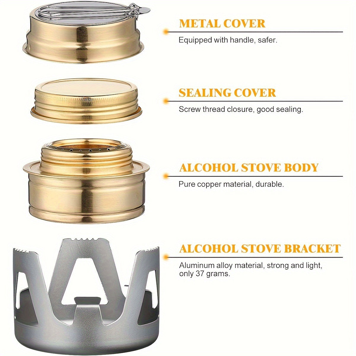 Outdoor Camping Alcohol Stove Burner Vaporized Liquid Alcohol Stove Mini Alcohol Stove Portable Alcohol Stove Wholesale